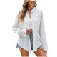 thumbnail image 3 of TaTaai Solid Color Sun Cardigan with Embroidery, Women‘s Loose Lapel Collar Casual Cover, Lightweight UPF Layer for Spring and Summer Style Gift, 3 of 9