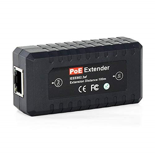 PoE Extender Repeater 1 Port 10/100, IEEE802.3af for Security