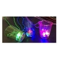 thumbnail image 6 of 12 Light Up Flashing LED Shot Glass Mardi Gras Bead Necklace Party Favor Barware, 6 of 8