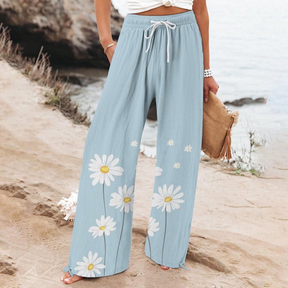 Stephy Women's New Thin Elastic Loose Large Size Korean Version of Everything Long Trousers Casual Trousers Haren, Black, L