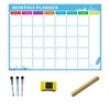 Randolph Magnetic Dry Wipe Board Plate Magnetic Weekly Monthly Schedule Calendar Set