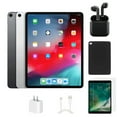 thumbnail image 1 of Reacondicionado Apple iPad Pro 12.9 (3rd Gen) A2014 (WiFi + Cellular Desbloqueado) 64GB Gris Espacial (Grado A) Paquete con Funda, Auriculares Inalámbricos, Protector de Pantalla de Vidrio Templado, 1 of 5