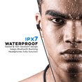 thumbnail image 3 of Cshidworld Bluetooth Headphones, Running Wireless Earbuds with 15 Hours Playtime, HD Deep Bass Stereo IPX7 Waterproof for Workout and Sports, Bluetooth 5.3 Sound Isolation Headsets,Black, 3 of 7