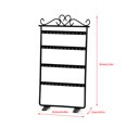 thumbnail image 4 of Qarigey Soporte para pendientes, organizador de joyas, estante de almacenamiento multifuncional portátil de gran capacidad, tocador para sala de estar Ropa, zapatos y accesorios Miscelánea Negro Qarigey AP016299-01, 4 of 6