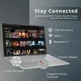 thumbnail image 4 of ASUS VivoBook 17 17.3" FHD Laptop, Intel Core i3-1115G4 Processor, 40GB DDR4, 2TB PCIe SSD, Intel HD Graphics, Bluetooth, Windows 11, Transparent Silver, Hotface 32GB USB Card, 4 of 9
