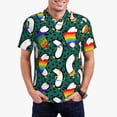 thumbnail image 5 of Yiaed Lgbt PenguinPrint Men's Short Sleeve Polo Shirt,Golf Polo for Men Three-Button Golf Shirt Athletic Casual Collared T-Shirt- 3X-Large, 5 of 7