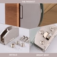 thumbnail image 5 of 2pcs Multi-functional Glass Door Accessory Wine Cooler Glass Hinge for Home, 5 of 5