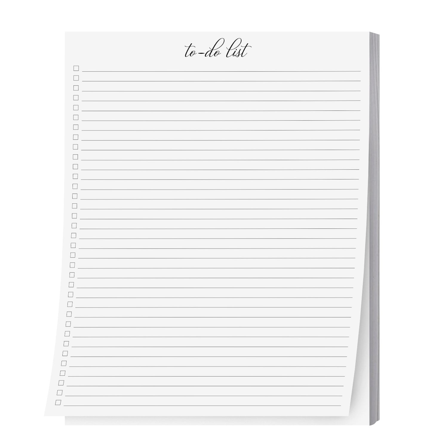 To Do List Notepad Checklist Writing Planning Pad Simple Script College Ruled Glued On Top 8 5 X 11 Large Letter Size 24lb Bond Paper 50 Sheets 8 5 X To Do List Notepad Checklist Writing Planning Pad Simple Script College Ruled Glued On Top 8 5 X 11 Large Letter Size 24lb Bond Paper 50 Sheets 8 5 X