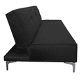 thumbnail image 4 of Sofa Cama Reclinable El Bazar Store Milo Negro, Futon 3 posiciones, Sala, Love seat, 4 of 8
