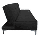 thumbnail image 4 of Sofa Cama Reclinable El Bazar Store Milo Negro, Futon 3 posiciones, Sala, Love seat, 4 of 8
