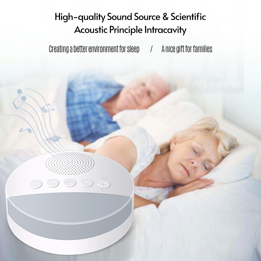 White Noise Sleep Machine Built-in 6 Soothing Sound Soft Breath 153060 Intelligent Timing for People of All Ages - image 5 of 7