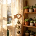 thumbnail image 5 of Campana de Viento de Cobre con Madera de Haya y Campanas de Cristal – Colgante Decorativo de Sonido Relajante para Jardín, Patio o Interiores | Adorno Colgante de Tranquilidad, 5 of 5