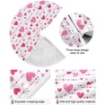 thumbnail image 2 of FMSHPON Valentine's Day Romantic PinkRed Love Hearts Xmas Christmas Tree Skirt Stand Mat for Holiday Party Decoration Indoor Outdoor 48 inches, 2 of 6