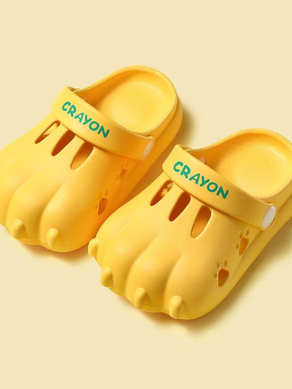 Clogs Childrens Mules Sandals Cute Dinosaur Summer Slippers Boys Girls Cuddly Non-Slip Beach Slippers Garden Shoes Breathable Beach Water Shoes Bathing Shoes 