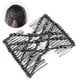thumbnail image 1 of Salmue Peinetas con elástico por HairZing Peine Doble para Gruesas y mágicas Broche para el Cabello Peine de Clip Peine elástico Doble Disco para Las Mujeres Accesorios para el Cabello(Negro) Ecomeon no, 1 of 5
