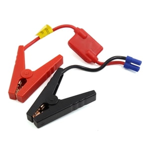 Unique Bargains Red Black Metal Plastic Car Jump Starter Clamps Battery Insulated Electrode Clip