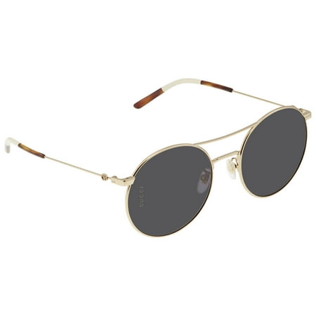 Gucci Grey Aviator Ladies Sunglasses GG0680S-001 56