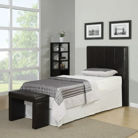 Better Living Brown Twin Headboard And Bench Set Better Living Brown Twin Headboard And Bench Set