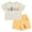 Yellow,Beige, variant on Disney Mickey Mouse Donald Duck Pluto T-Shirt and French Terry Shorts Outfit Set Newborn to Little Kid