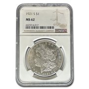 1921-S Morgan Dollar MS-62 NGC