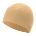 thumbnail image 1 of Winter Fleece Beanie Thicken Comfortable Lightweight Warm Solid Color Breathable Khaki, 1 of 9