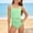 Light Green, variant on RTKFRFLM Girls Wide Strap One Piece Swimsuit Modest Athletic Bathing Suit for Big Kids & Ages 6-16 Summer Swimwear
