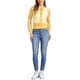 thumbnail image 2 of Chaqueta bomber ligera de mujer con cierre y mangas largas transparentes XS amarilla, 2 of 5
