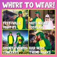 thumbnail image 4 of ¡Onesie Funziez! Disfraz ajustado de animal adulto para Halloween, 4 of 5