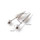 thumbnail image 3 of Set of 2 Stainless Steel Tapers Mens Earrings Piercing Jewelry Earrings Spike Stud Earrings Set Great Gift for Men Women, 3 of 4