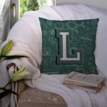 thumbnail image 3 of Monogram Letter Back to School Fabric Decorative Pillow, 3 of 4