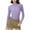 Purple-02, variant on STETMN Women's Scoop Neck Shirt Casual Long Sleeve Fall Top Slim Solid Layering Basic T-shirt