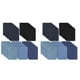 thumbnail image 1 of 60 Piezas de Parches de Tela para Planchar Parches de Reparación de Mezclilla Kit de de Reparación de Ropa para Chaqueta Ropa de Mezclilla, 5 Colores, 1 of 7