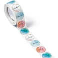 thumbnail image 3 of 2 Roll Paper Thank You Gift Sticker Rolls Round Dot Decals for Journaling Scrapbooking Crafting DIY Projects Diaries and Art Supplies Mixed Color 25mm 500pcs/roll Making DIY, 3 of 4