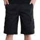 thumbnail image 1 of pstuiky Pantalones cortos deportivos para hombre, Pantalones cortos casuales de moda para hombre con cordón elástico estampado y bolsillos Pantalones cortos cargo, 1 of 6