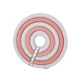 thumbnail image 1 of Adjustable Dog Collar Recovery Anti-Bite Cone Soft Protector for Pet Cat Gray Pink L, 1 of 8