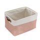 thumbnail image 1 of ZHAOCHENG Caja de almacenamiento plegable rectangular con cesta de almacenamiento de tela con costura de lino, caja de almacenamiento con asas de cuerda de algodón, caja de almacenamiento en forma de, 1 of 5