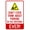Warning Sign 4, variant on Do Not Stand Here Warning Sign 8"x12" - Construction Security Metal for Business Home Outdoor Indoor Road Yard Garage Street