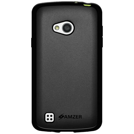 Usb Charger Cover LG L50 Case Charger Combo, Premium Slim Fit ShockProof Matte TPU Case Back Cover with Micro USB Car Vehicle Home Wall Travel Charger for LG L50 D213N ()