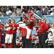 Sammy Watkins Kansas City Chiefs Unsigned Super Bowl LIV Catch Photograph