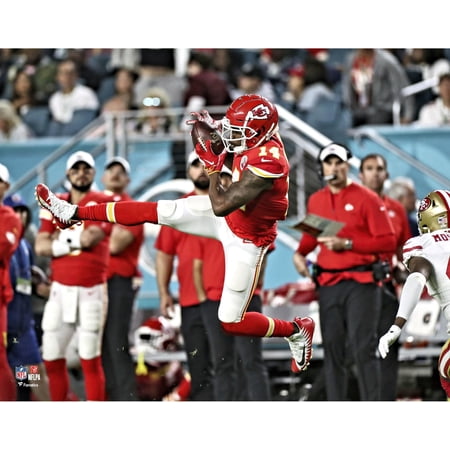 Sammy Watkins Kansas City Chiefs Unsigned Super Bowl LIV Catch Photograph