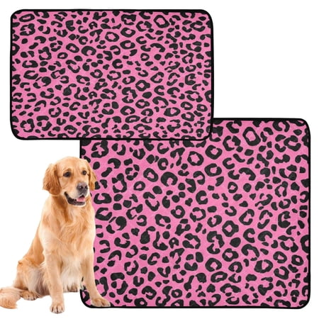 IAUYY Washable Pee Pads for Dogs Smallx3 Absorbent and Leak-Proof Non-Slip Reusable Puppy Pee Pads for Dogs Applicable to Playpen Potty Crate Print Pattern