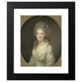 thumbnail image 2 of Johann Friedrich August Tischbein 15x18 Black Modern Framed Museum Art Print Titled - Portrait of Johanna Ferdinanda Van Collas, Wife of Salomon Rendor (1793), 2 of 5
