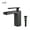 Matte Black W/ Pop Up Drain, variant on Kibi Infinity Single Handle Bathroom Vanity Sink Faucet