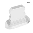 thumbnail image 2 of Sidaley 4Pcs Mobile Phone Stopper Dust Proof USB Protection Anti-dust Cap Micro Charging Port Replacement for 13/Mini/Pro/Pro Max Cables de audio/vídeo Plata, 2 of 4