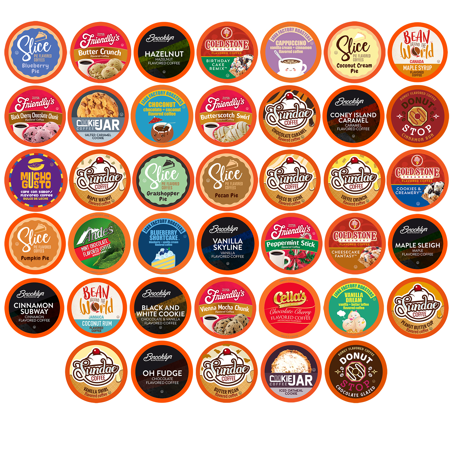 Two Rivers Flavored K-Cup Coffee Pods Variety Pack,Compatible 2.0 Keurig, 40 Ct - image 2 of 10