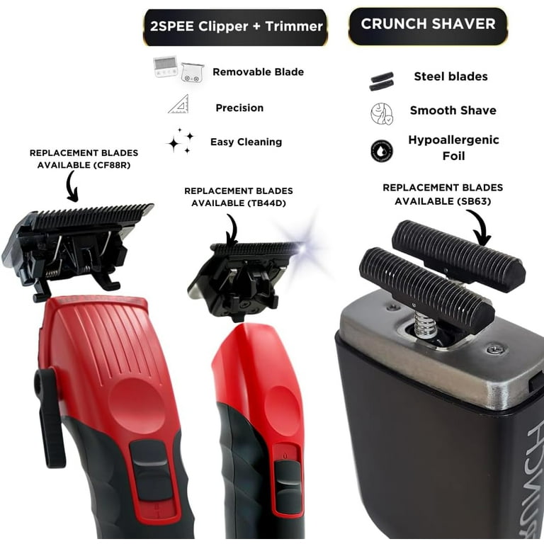 Supreme Trimmer 3-in-1 Barber Bundle | 2Spee Clipper, 2Spee