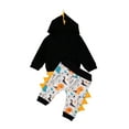 thumbnail image 6 of Spring hue Casual 0-24M Infant Baby Boy Clothing Dinosaur Print Long Sleeve Hooded Top + 3D Harem Pants Fall 2pcs Set, 6 of 8