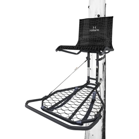 Open Box Hawk Kickback LVL Steel Hang-On Tree Stand w/ Leg Extension Footrest