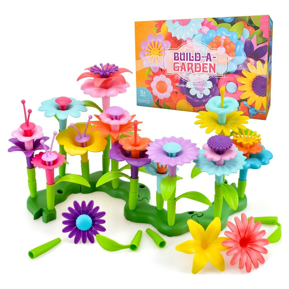 Dream Fun Gifts For 3 4 5 6 Year Old Girls Boy Kids Toys 4 5 6 7 Year Old Girl Toddler Gift Ideas Arts And Crafts For Kids Diy Flower Garden Building