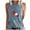 Gray, variant on WREESH Women's Patriotic Round Neck Tank a Sleeveless Crewneck Tank Top with Graphic Prints and a Comfortable Design Green